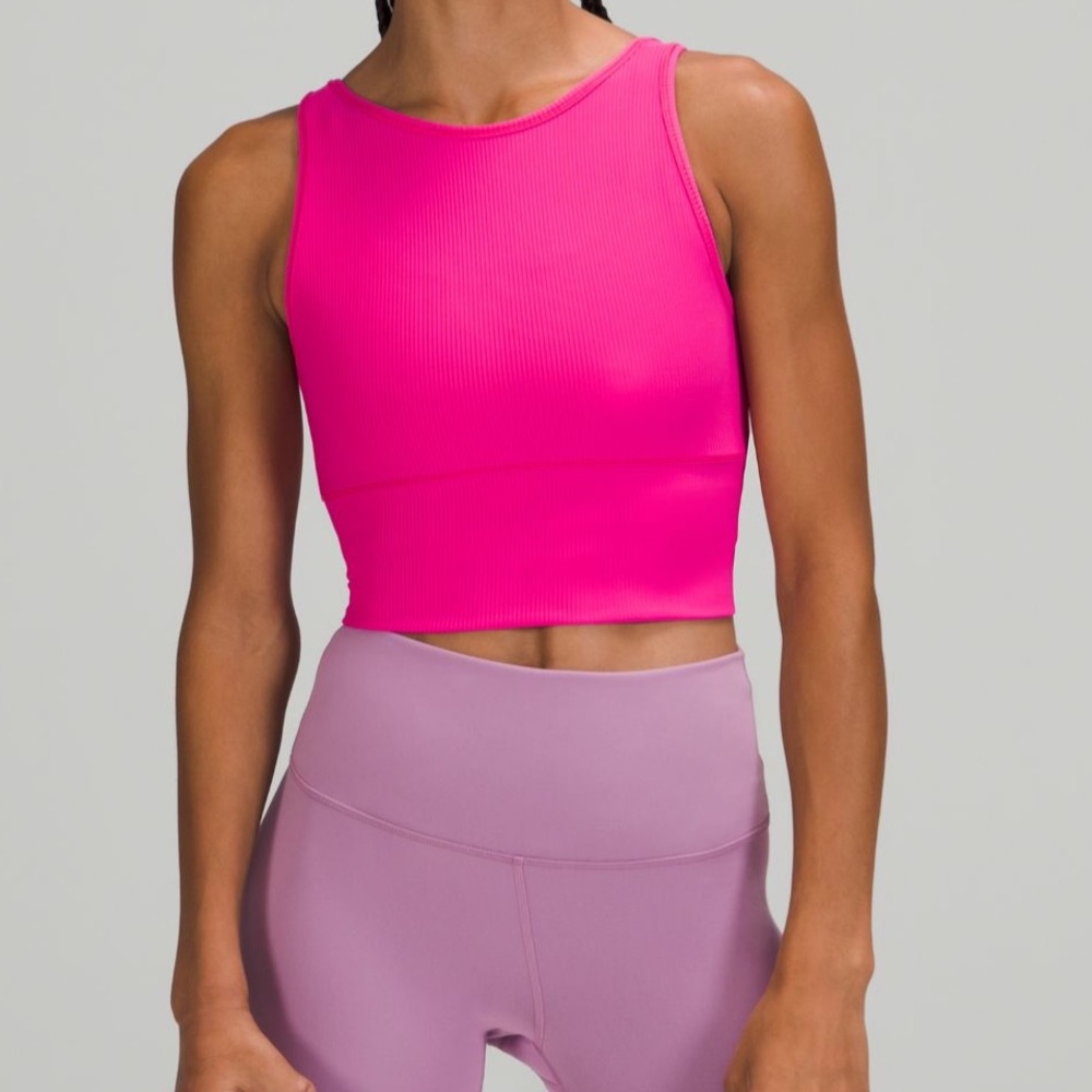 Lululemon Sonic Pink Power Pivot Tank Top